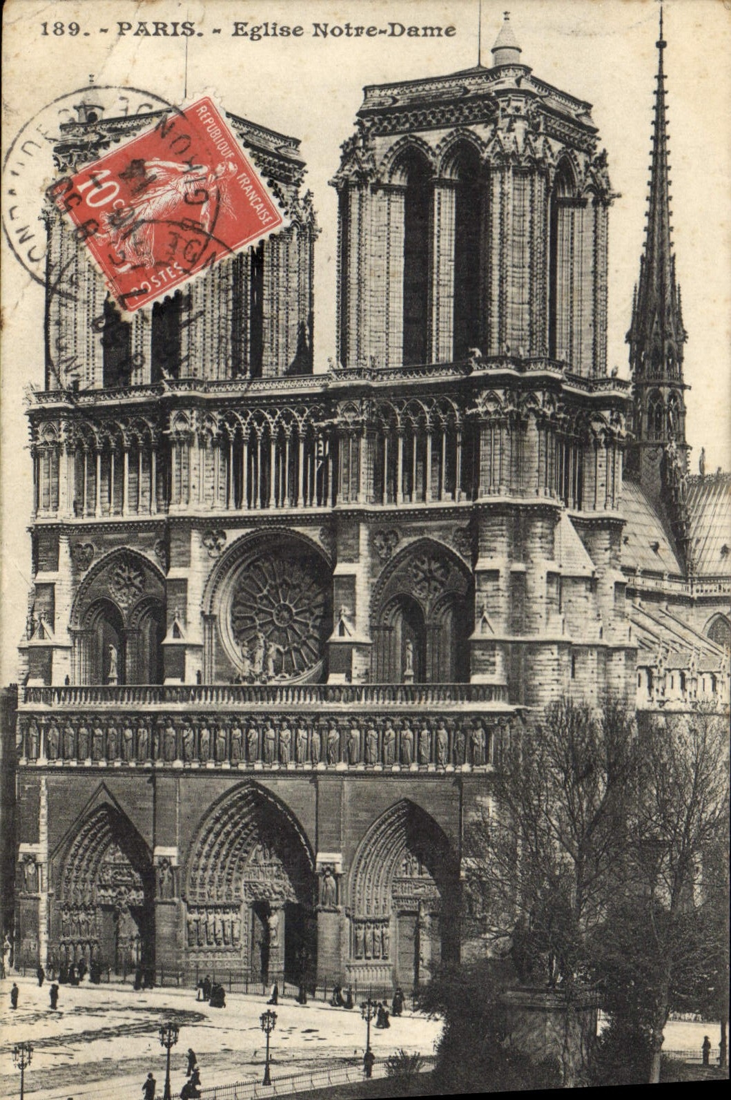 CPA Paris Eglise Notre Dame