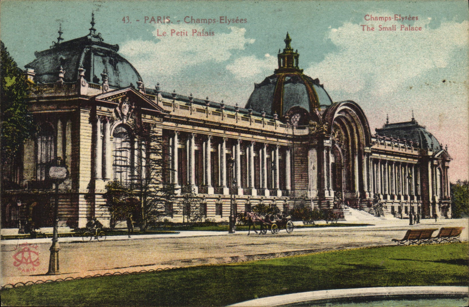CPA Paris Champs Elysees Le Petit Palais