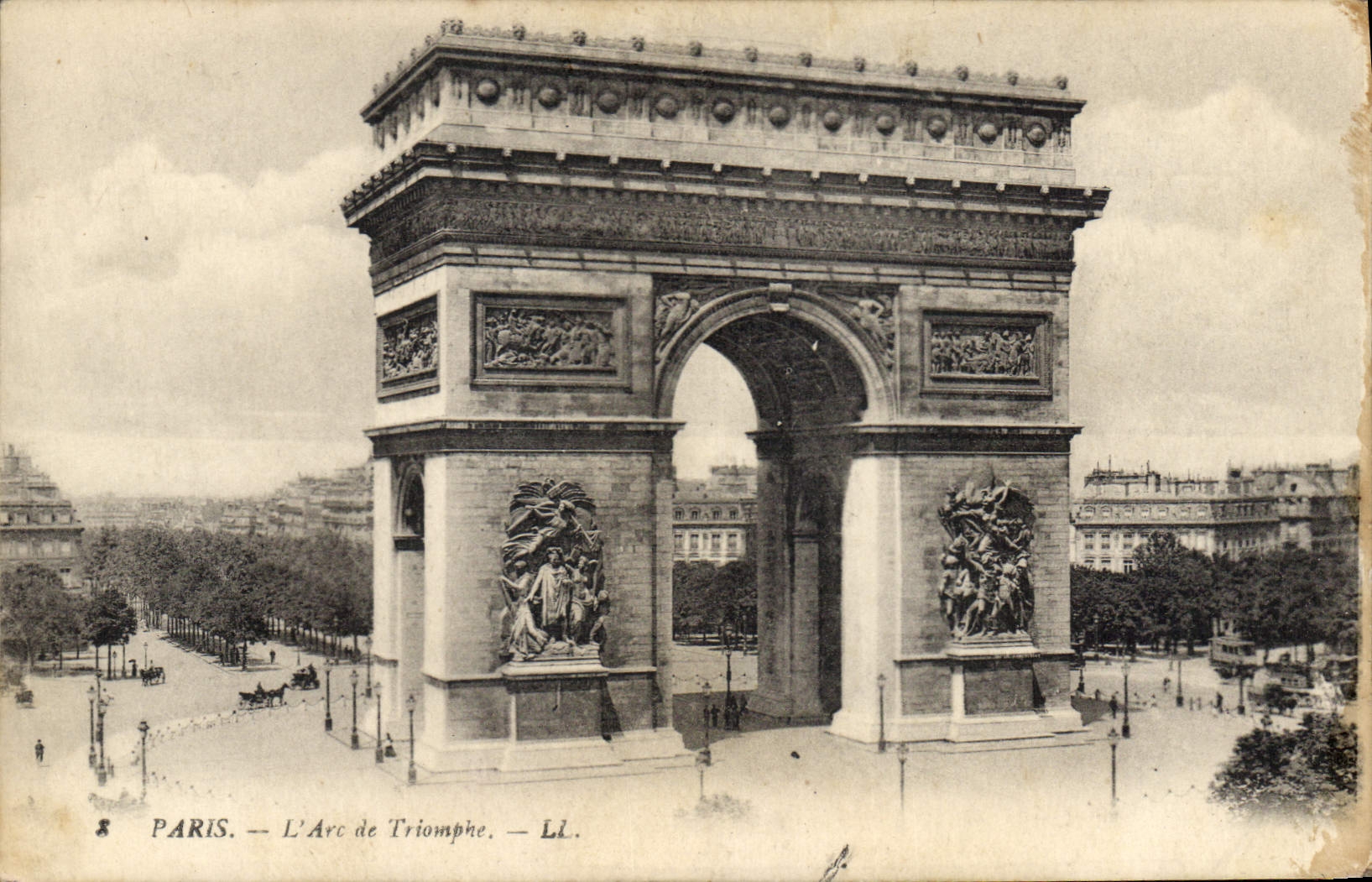 CPA Paris Arc Triomphe