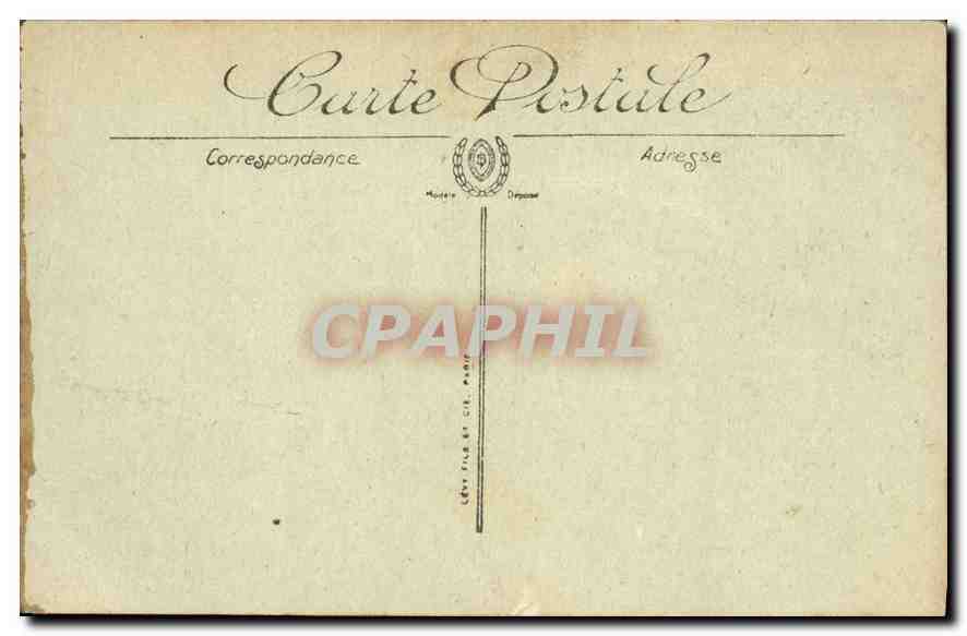 CPA Paris Arc Triomphe — Rückseite