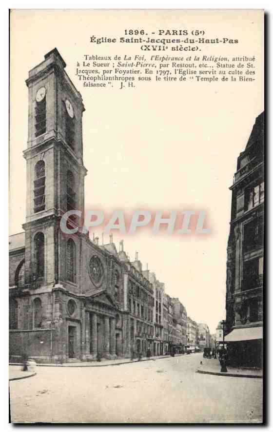 CPA Paris Eglise Saint Jacques du Haut Pas (XVIIe siecle)