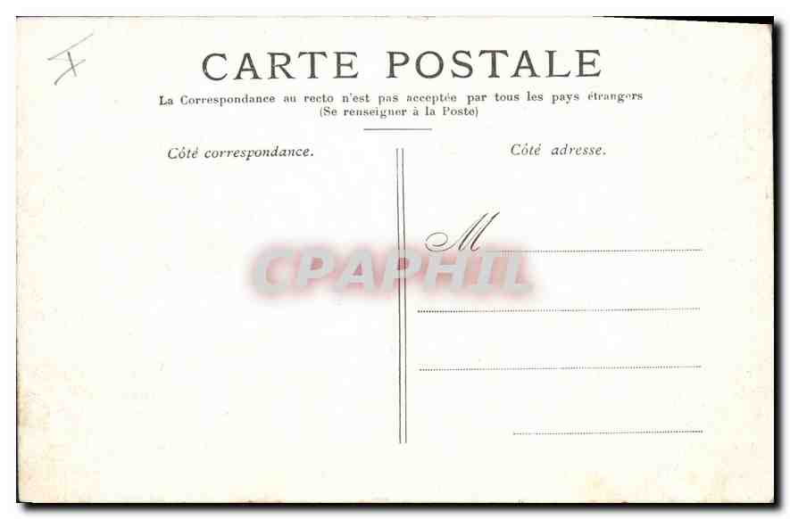 CPA Paris La Madeleine — Rückseite