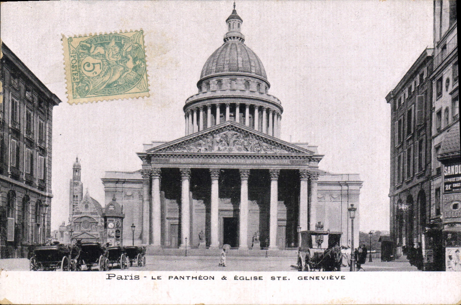 CPA Paris Le Pantheon Eglise Ste Genevieve