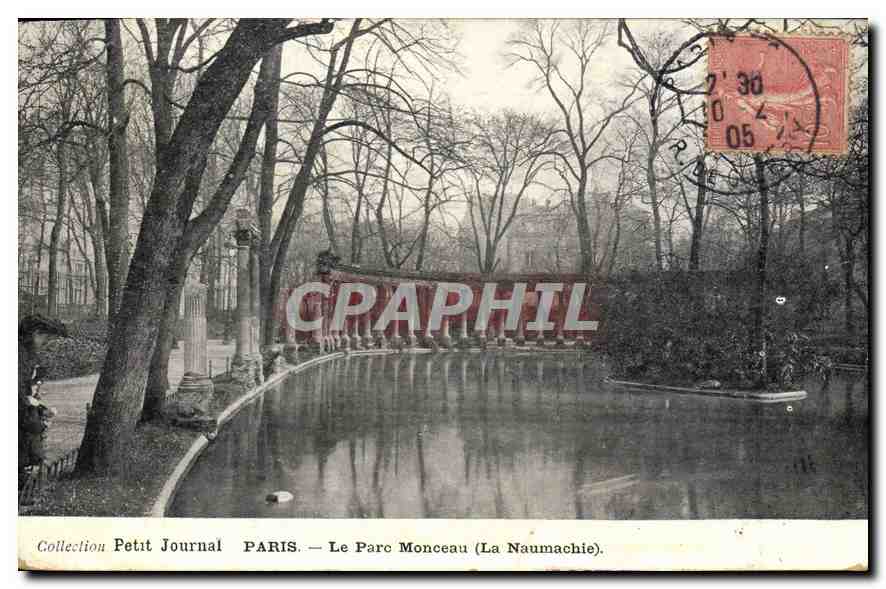 CPA Paris Le Parc Monceau (La Naumachie)