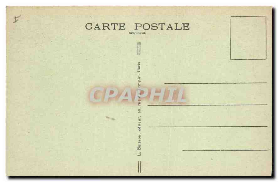CPA Paris Arc de Triomphe de l'Etoile — Verso