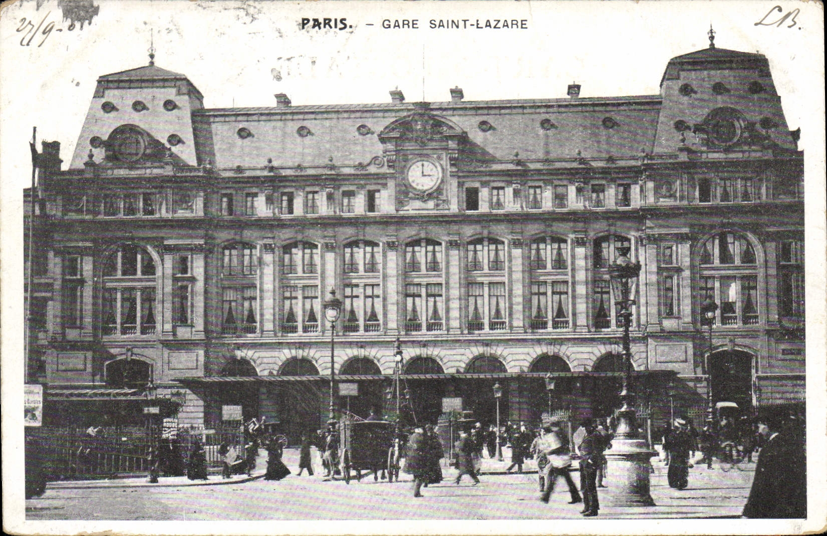 CPA Paris Gare Saint Lazare