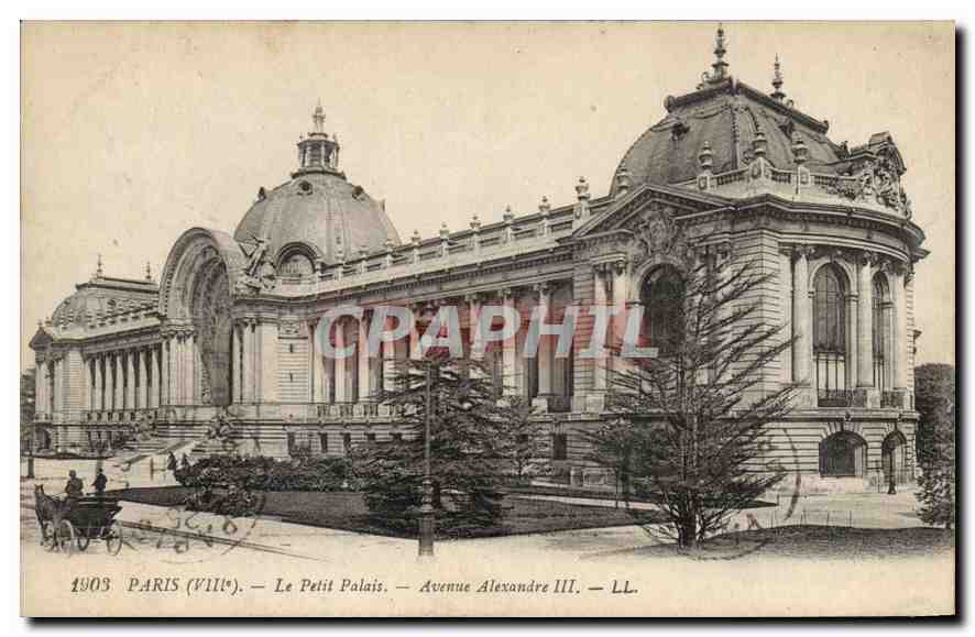CPA Paris (VIIIe) Petit Palais Avenue Alexandre III