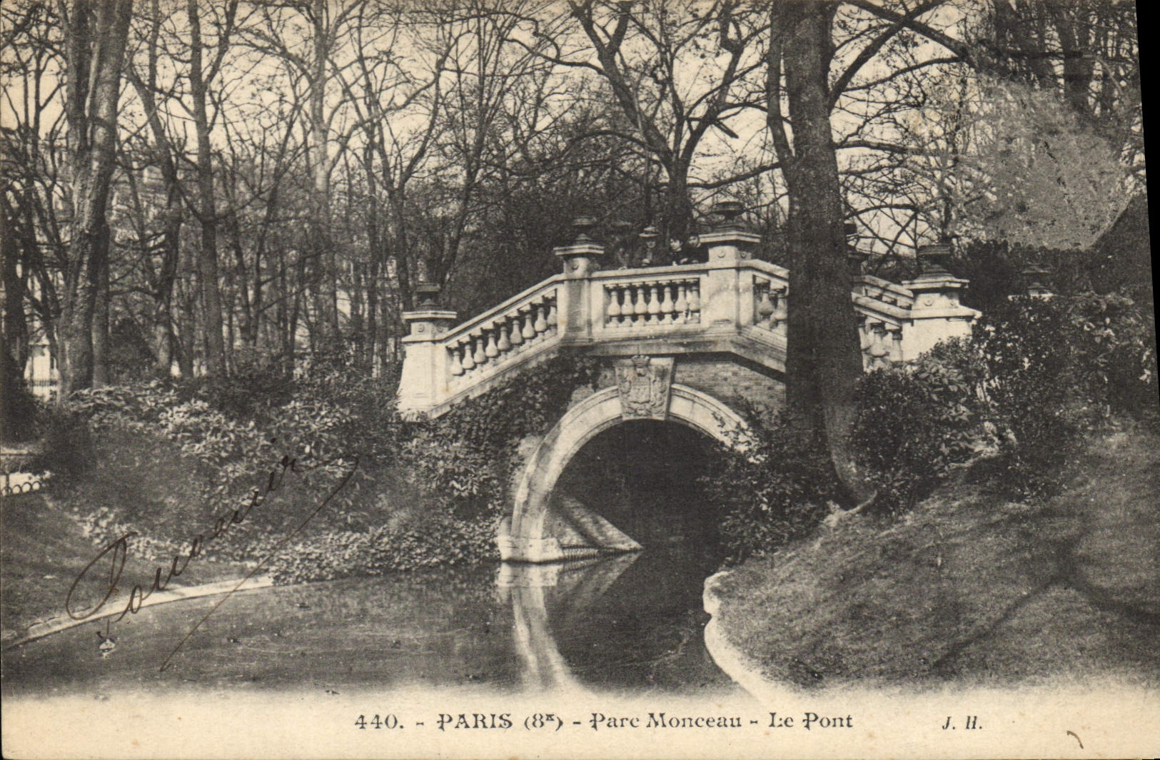 CPA Paris (8e arr) Parc Monceau Le Pont