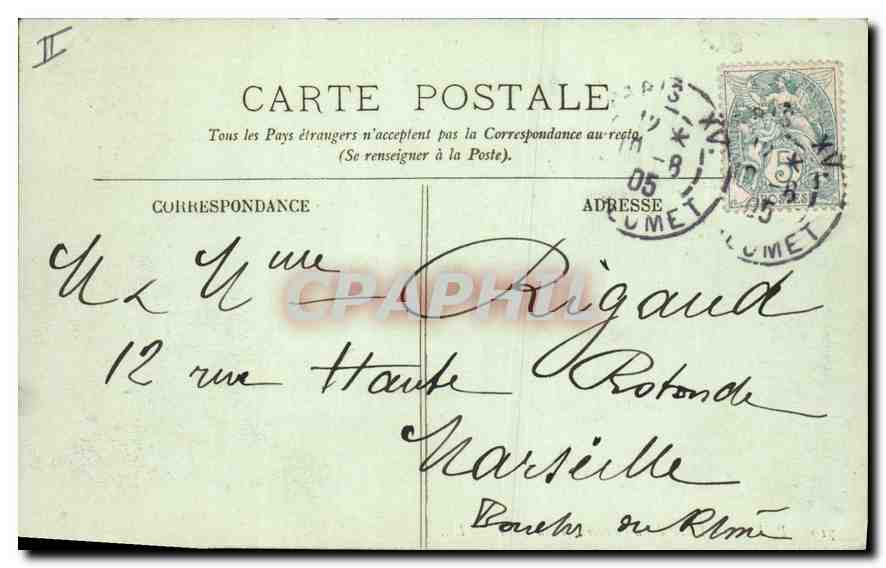 CPA Paris La Place de la Concorde et la Seine — Rückseite