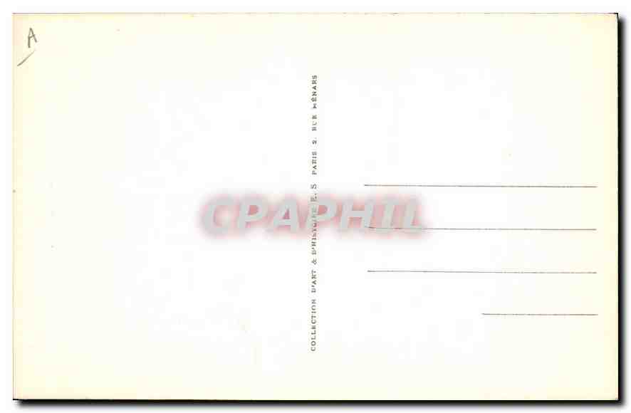 CPA Vieux Paris Rue de la Madone (anciennement rue de la vierge) — Verso