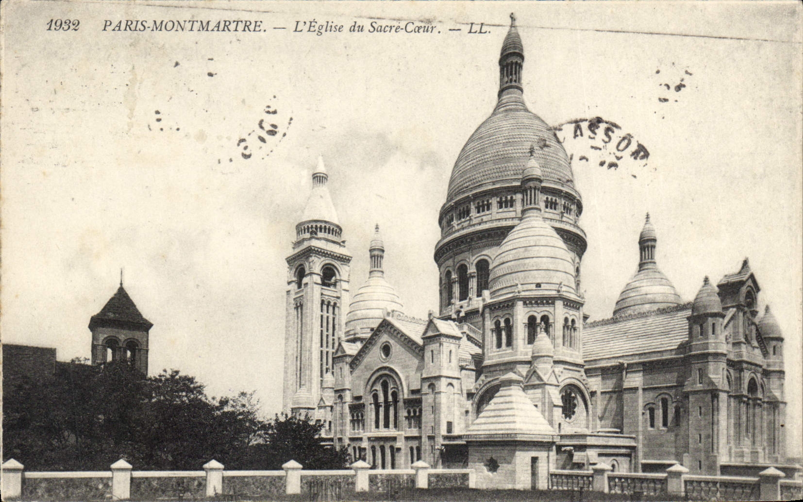 CPA Paris L'Eglise du Sacre Coeur