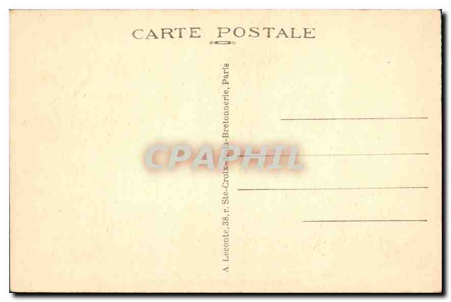 CPA Paris Tombeau de Napoleon Ier aux Invalides — Verso