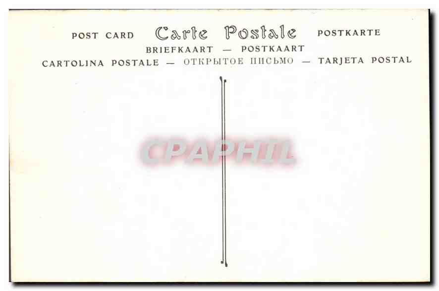 CPA Paris Notre Dame Tympan du Portail lateral sud — Verso