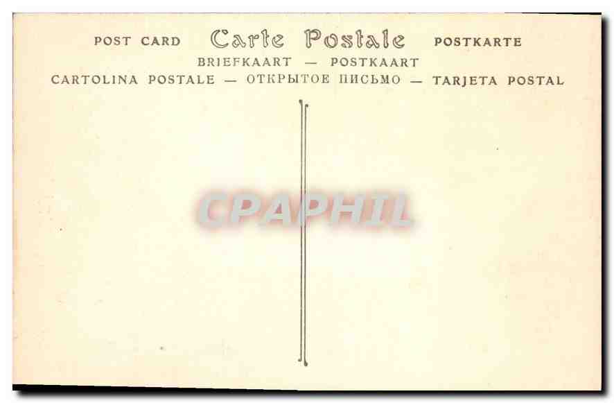 CPA Paris Notre Dame Porte Rouge Rue du Cloitre Notre Dame — Rückseite
