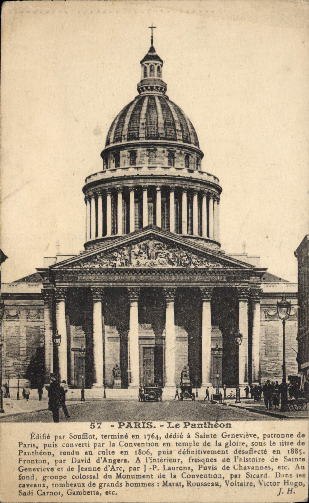 CPA Paris Le Pantheon