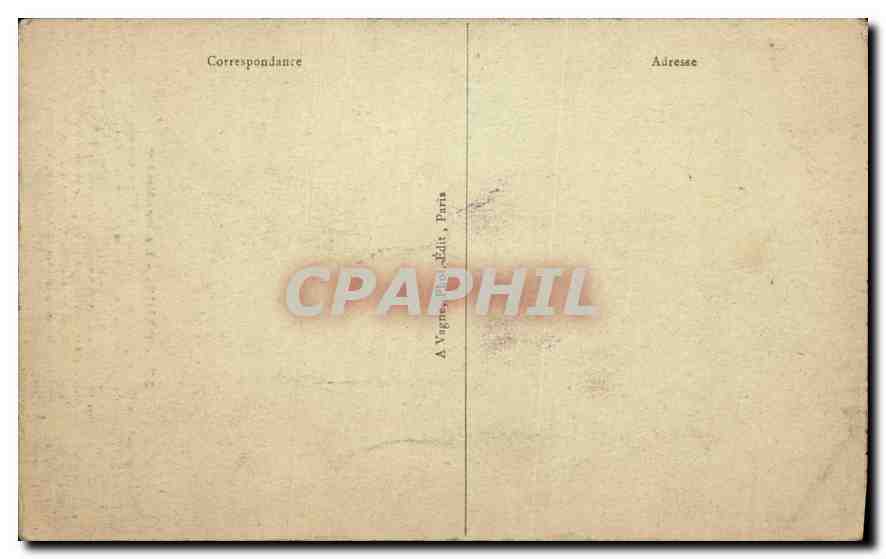 CPA Paris Le Pantheon — Rückseite