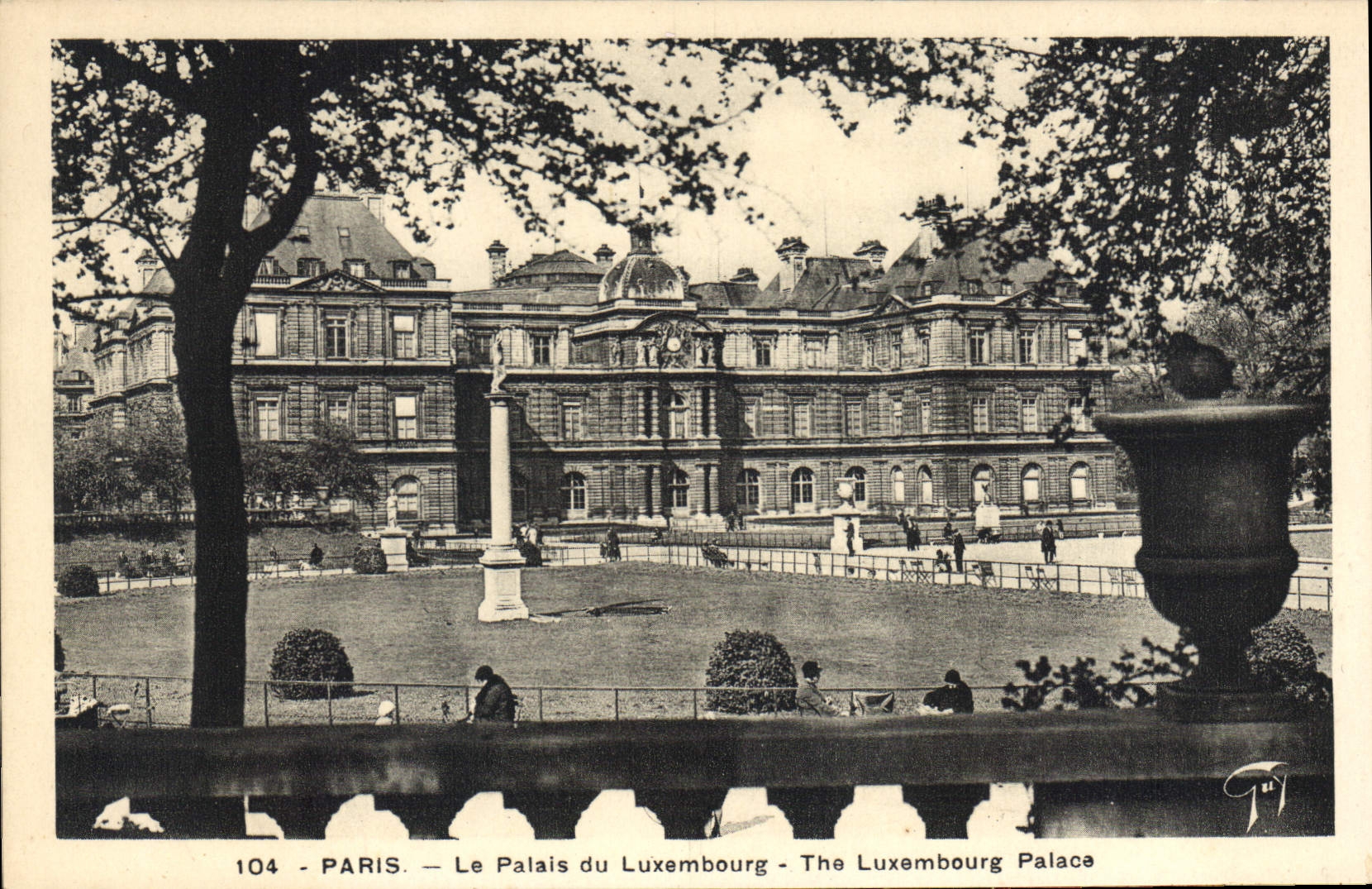 CPA Paris Palais du Luxembourg