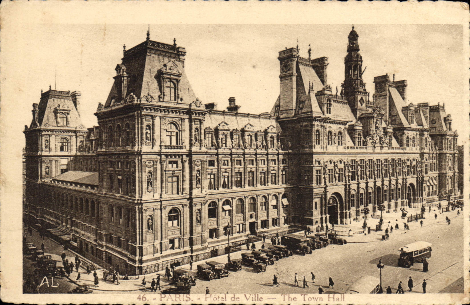 CPA Paris Hotel de Ville