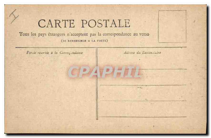 CPA Paris Le Petit Palais — Verso