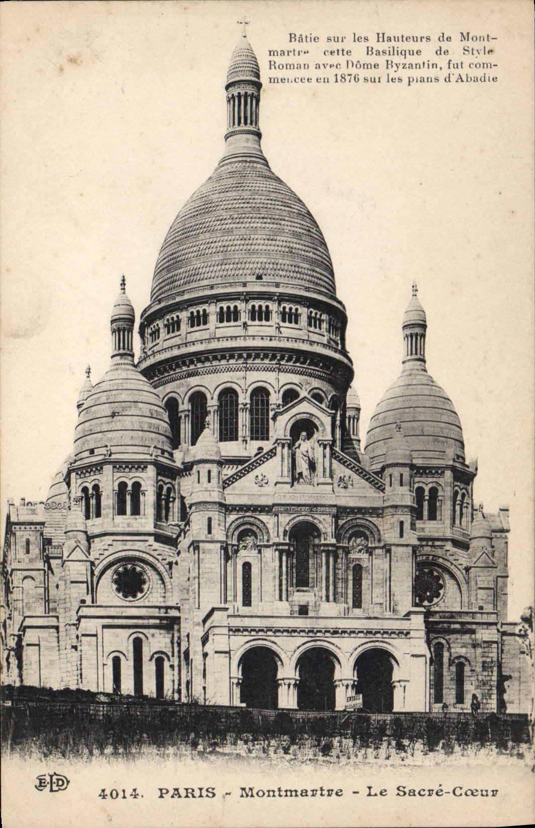 CPA Paris Montmartre Le Sacre Coeur