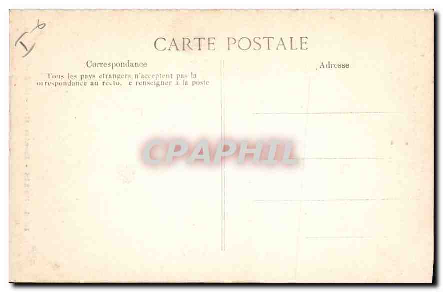 CPA Paris Montmartre Le Sacre Coeur — Rückseite