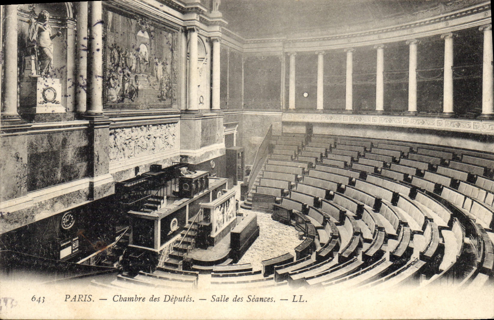 CPA Paris Chambre des Deputes Salle des Seances