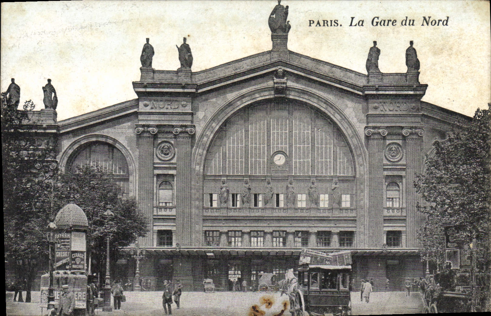 CPA Paris La Gare du Nord