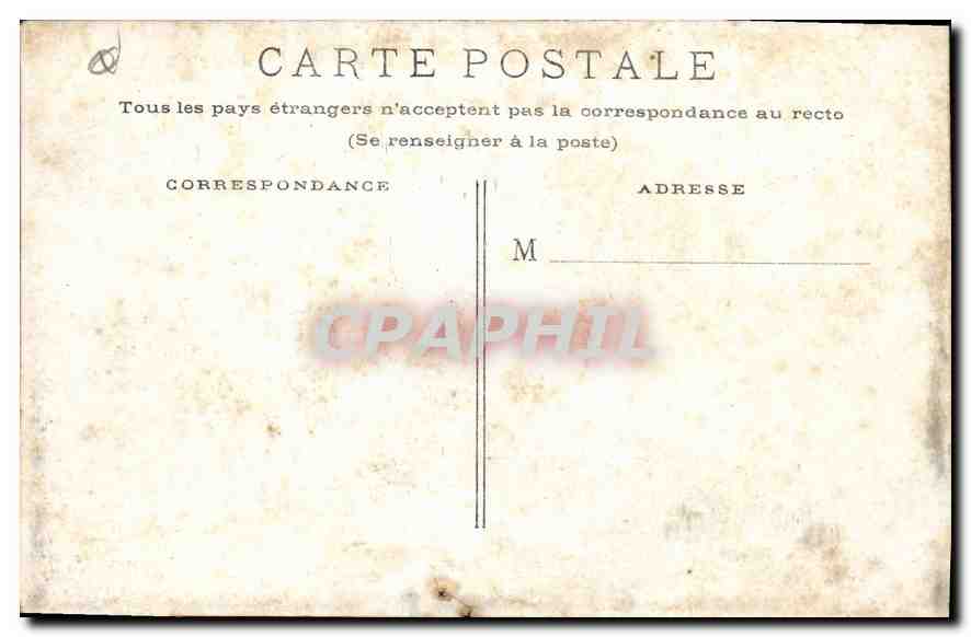 CPA Paris La Gare du Nord — Rückseite