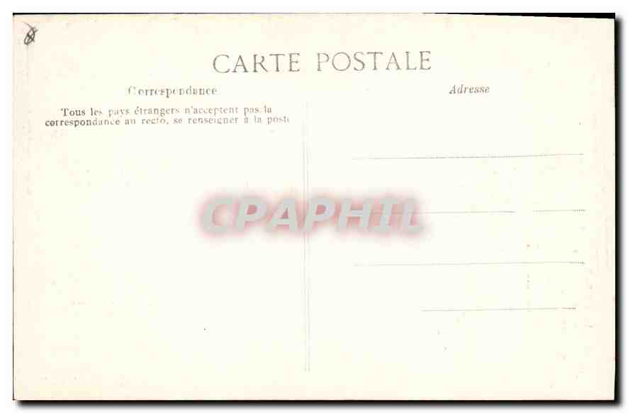 CPA Paris Place de la Bastille Colonne de Juillet — Rückseite