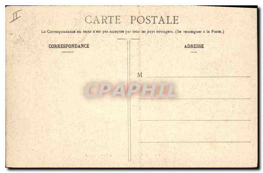 CPA Paris Gare du Nord — Rückseite