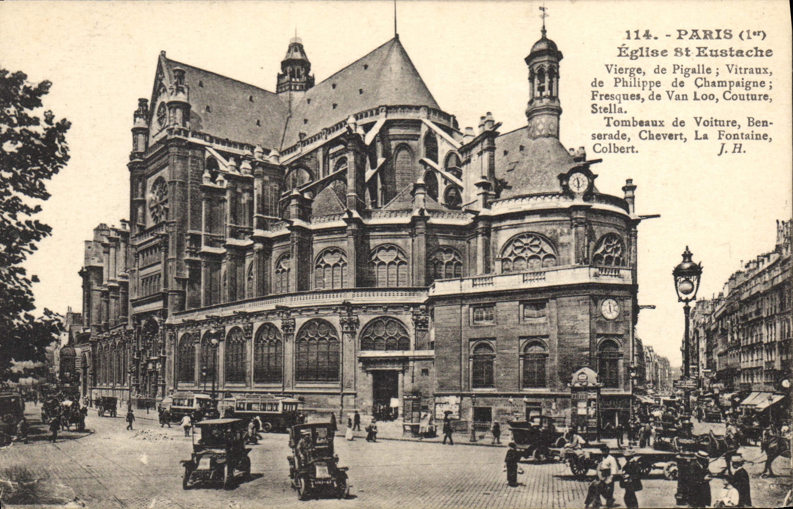CPA Paris Eglise St Eustasche