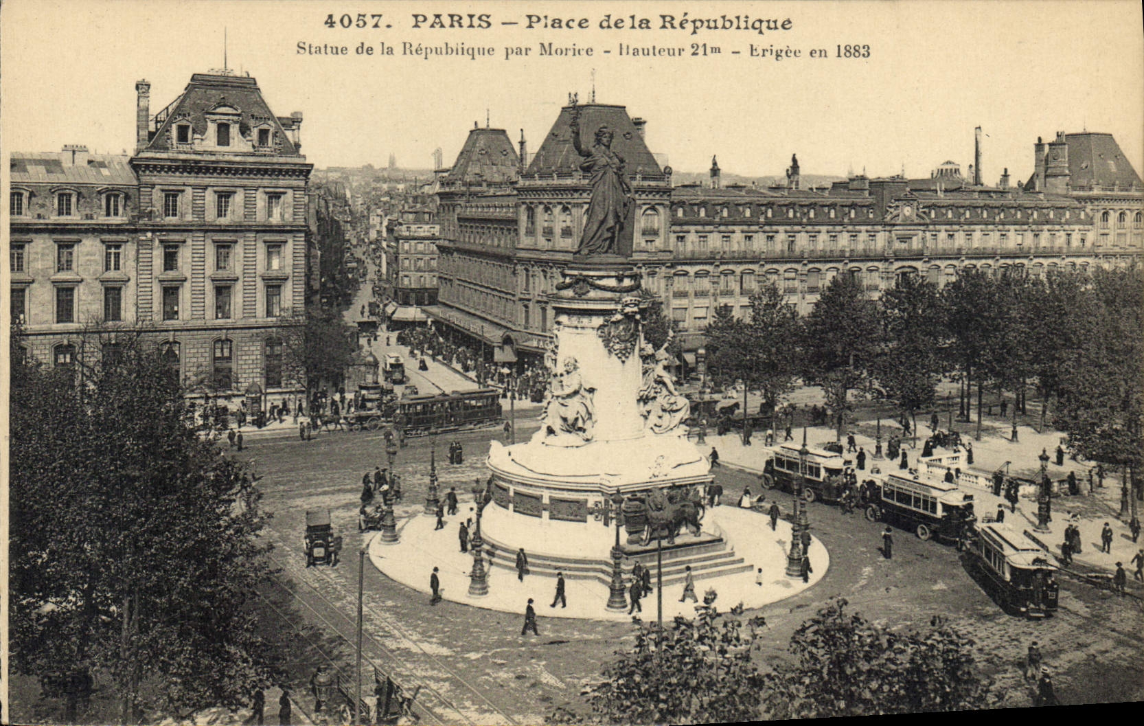 CPA Paris Place de la Republique