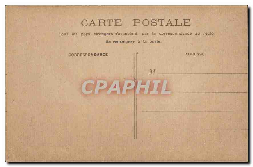 CPA Paris Les Buttes Chaumont — Verso