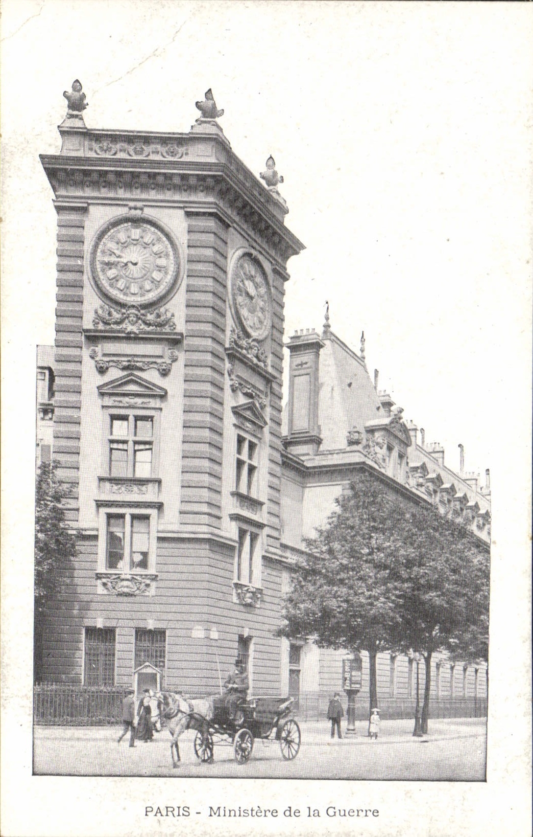 CPA Paris Ministere de la Guerre