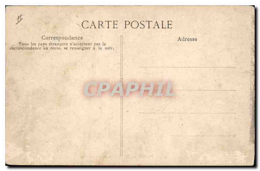 CPA Paris Hopital de la Salpetriere — Verso