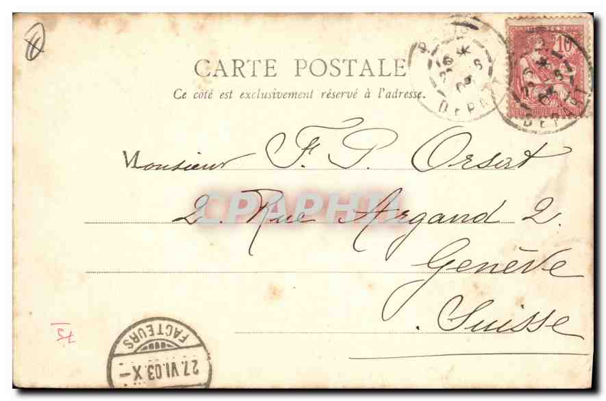CPA Paris Statue de Louis XIV Rue Etienne Marcel — Verso