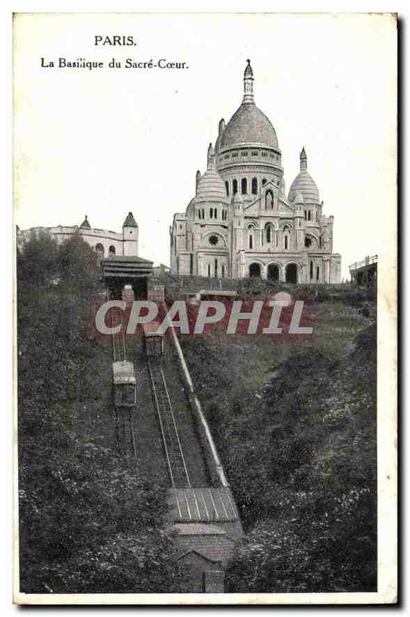 CPA Paris La Basilique du Sacre Coeur
