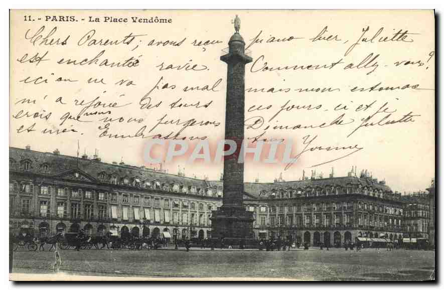 CPA Paris Place Vendome