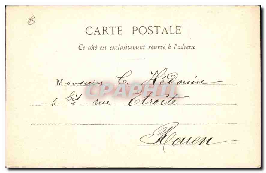 CPA Paris Place Vendome — Rückseite