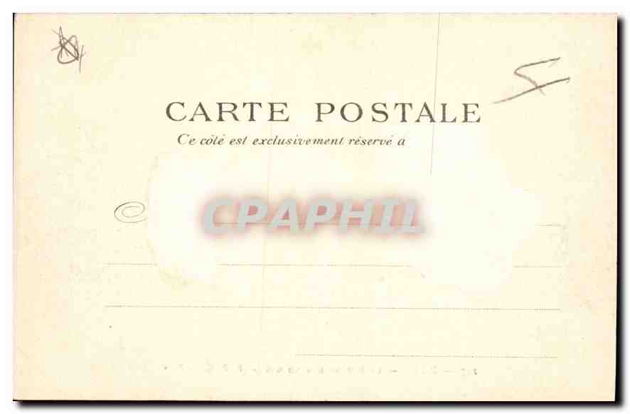 CPA Paris Le Square des Vosges — Verso