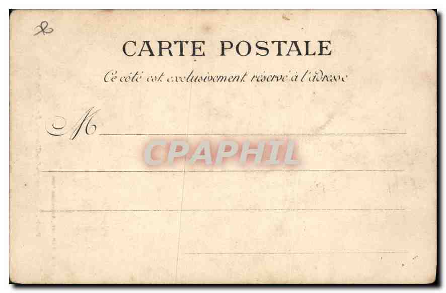 CPA Paris St Nicolas des Champs Rue Saint Martin — Verso