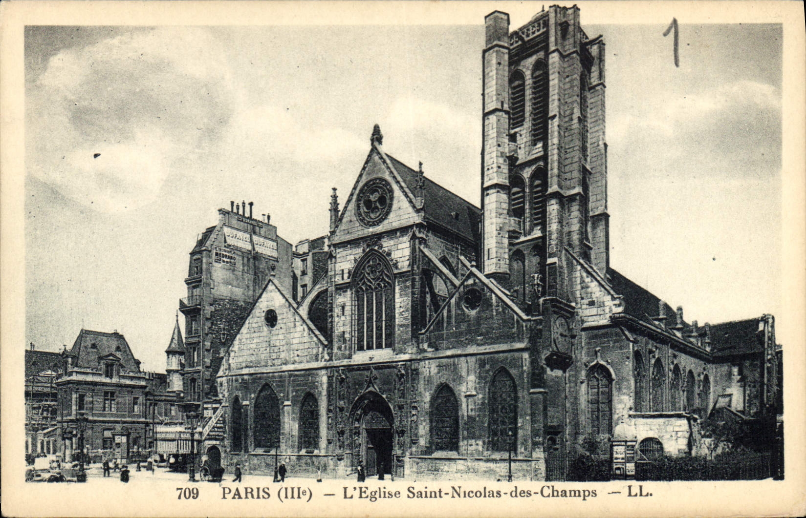 CPA Paris (IIIe) L'Eglise St Nicolas des Champs