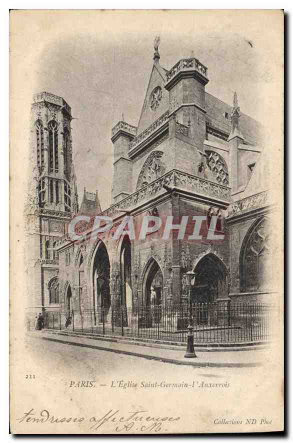 CPA Paris L'Eglise Saint Germain L'Auxerrois
