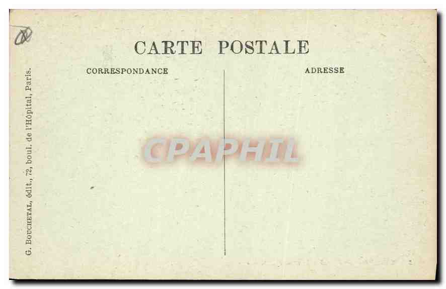 CPA Musee Carnavalet Cour des Drapiers — Verso