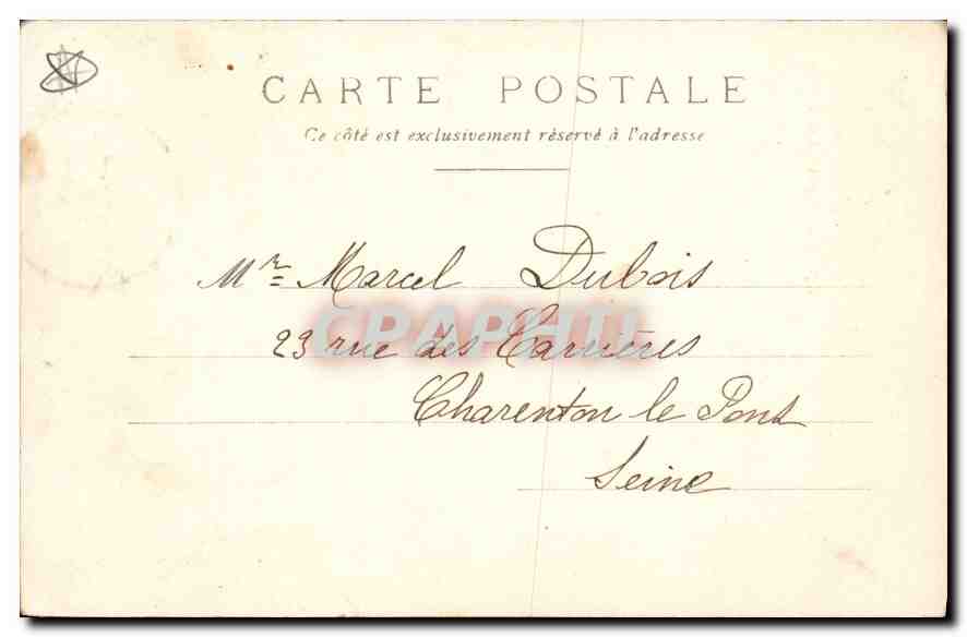 CPA Paris Eglise St Germain des Pres — Rückseite