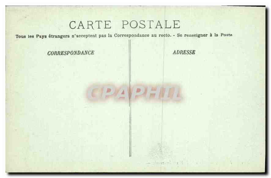 CPA Paris Vue aux Buttes Chaumont — Rückseite