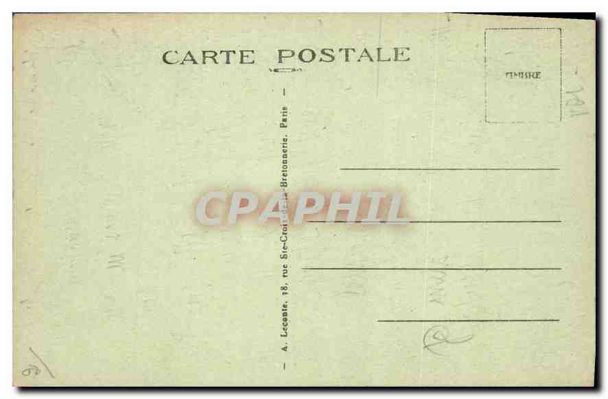 CPA Paris Pankorama de la Place de la concorde pris vers de Sacre Coeur de Montmartre — Rückseite