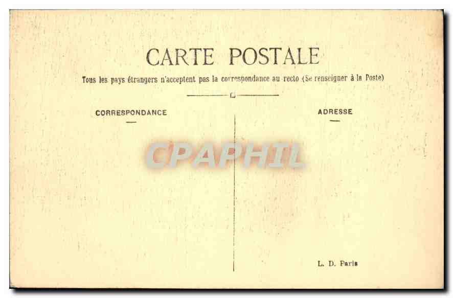 CPA Paris La Tour St Jacques et la Rue Rivoli — Verso