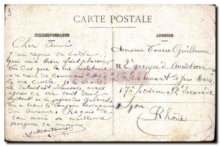 CPA Paris L'Opera — Rückseite