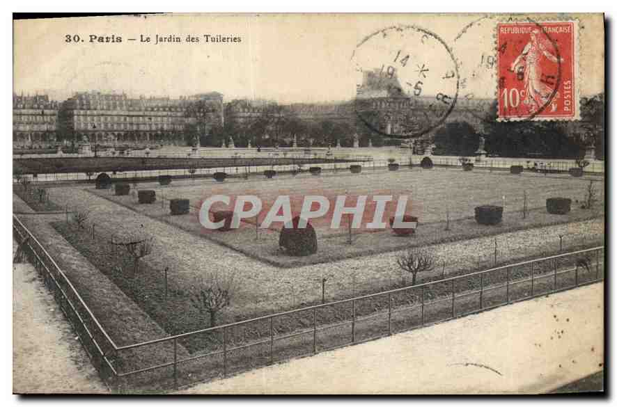 CPA Paris Le Jardin des Tuileries